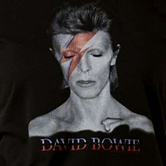 David Bowie Aladdin Sane Girls Tee M XL NWT - Picture 2 of 2